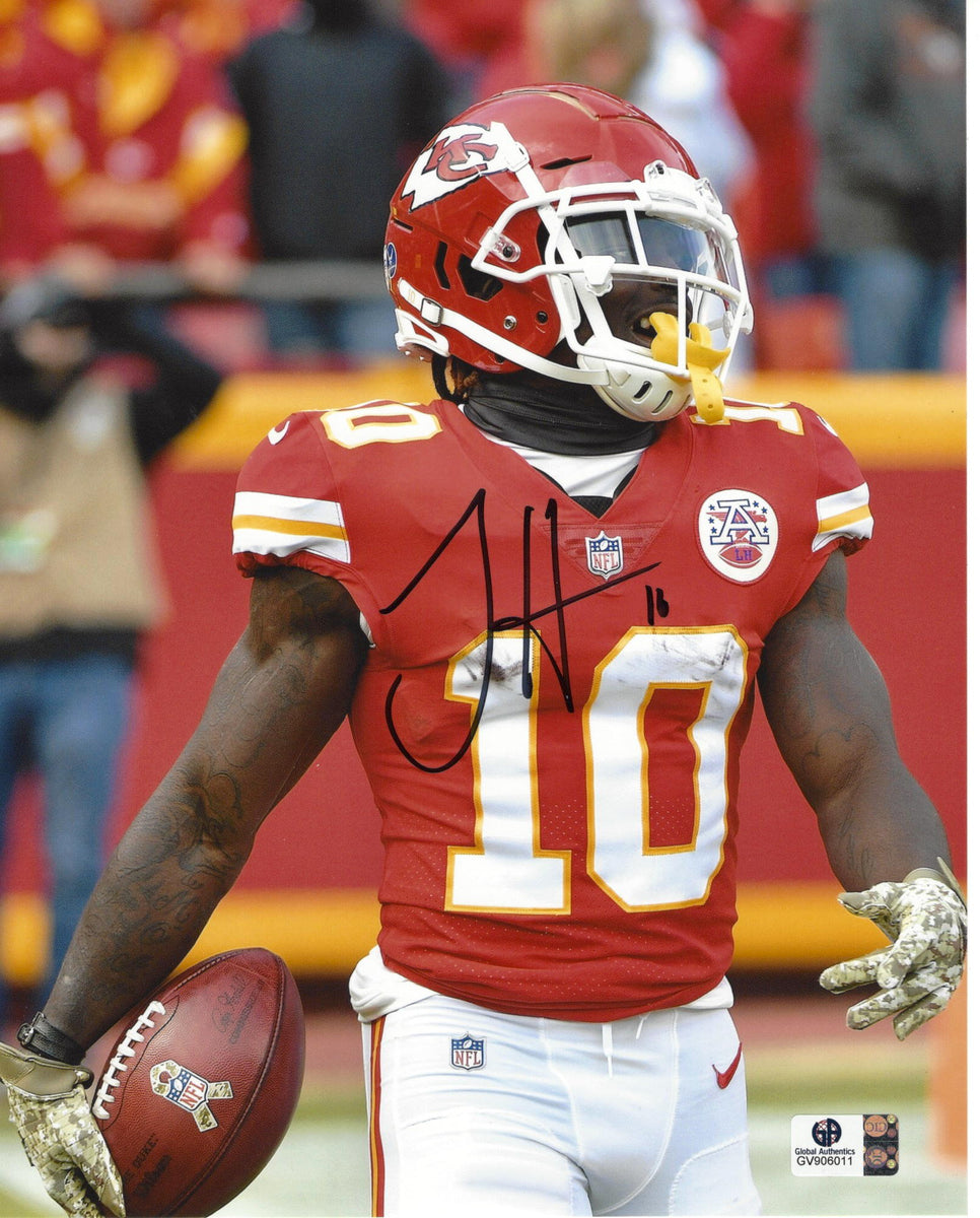 Tyreek Hill Signed Chiefs 8x10 Photo (JSA COA)