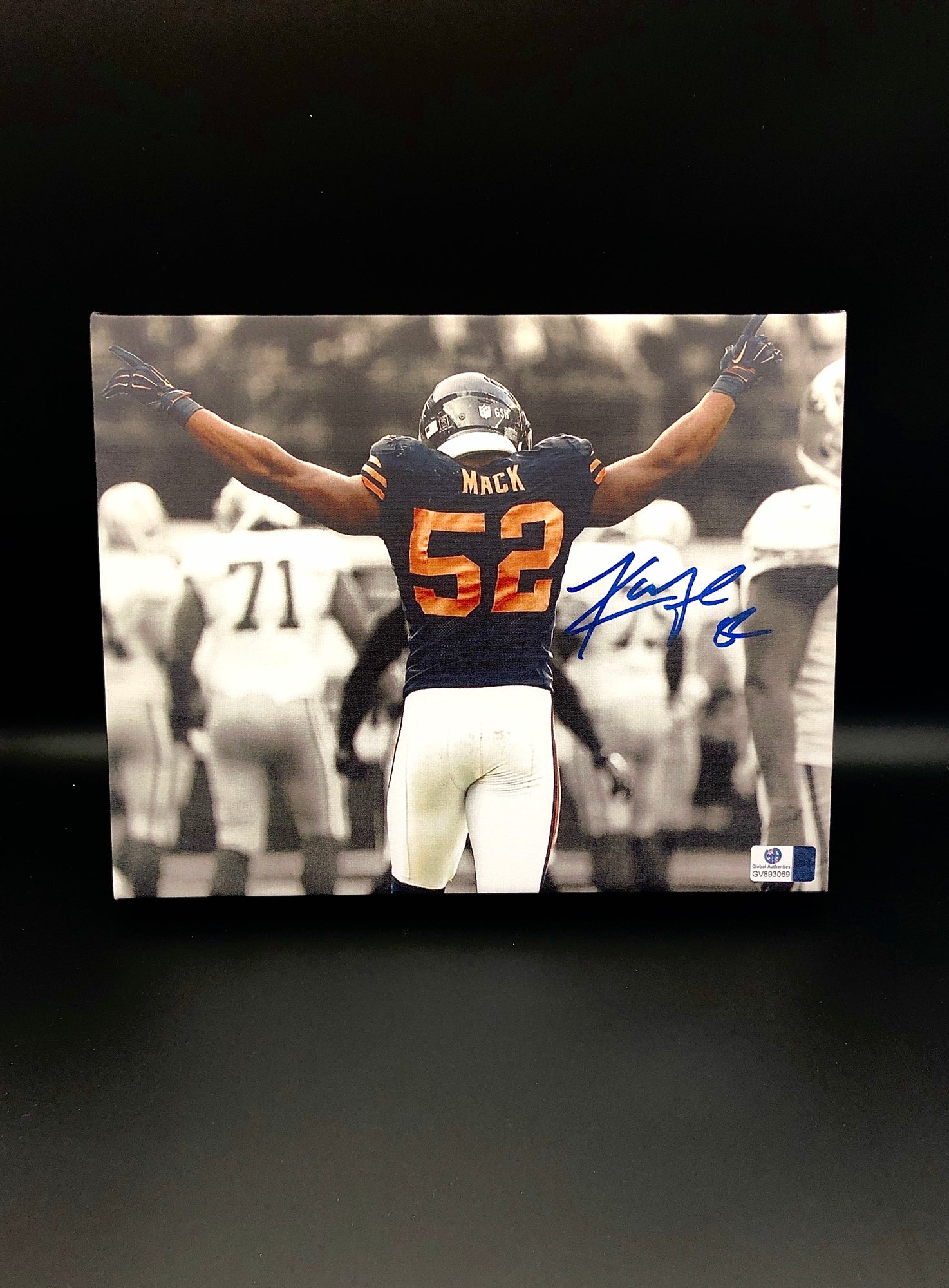 Khalil Mack Autographed Chicago Bears Football Jersey – Score Authentics