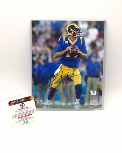 Jared Goff Los Angeles Rams Autographed 8x10 Photograph